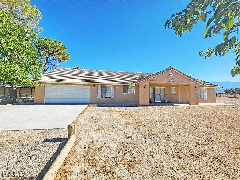 4.3 Acres of Residential Land with Home for Lease in Pahrump, Nevada