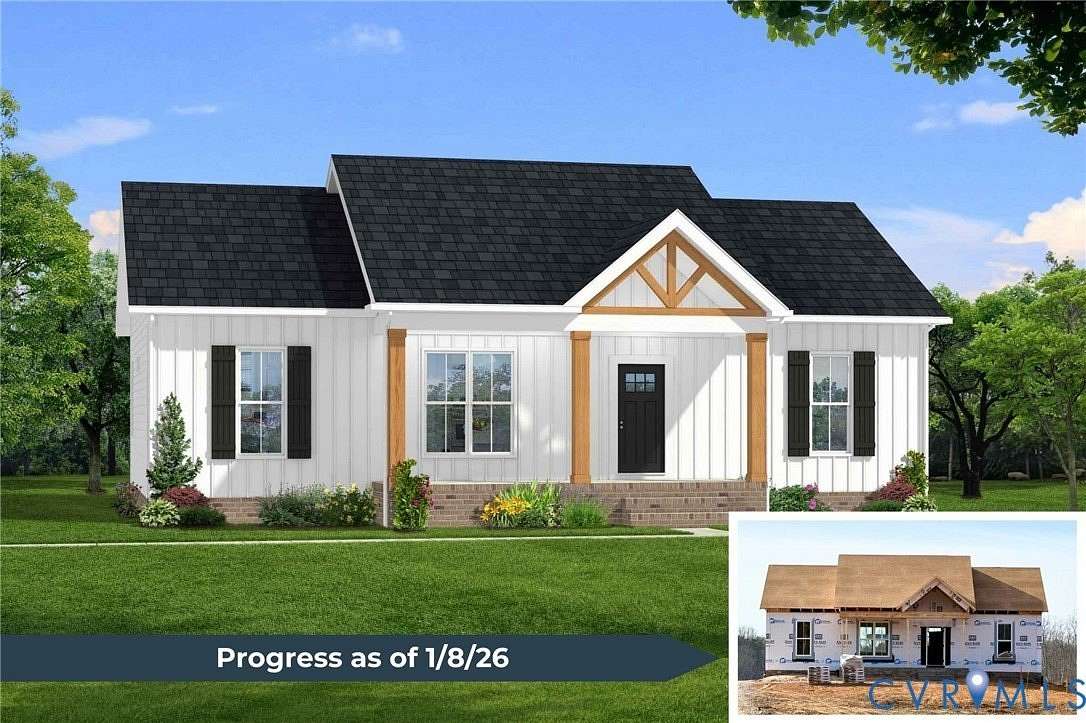 2.5 Acres of Residential Land with Home for Sale in Buckingham, Virginia