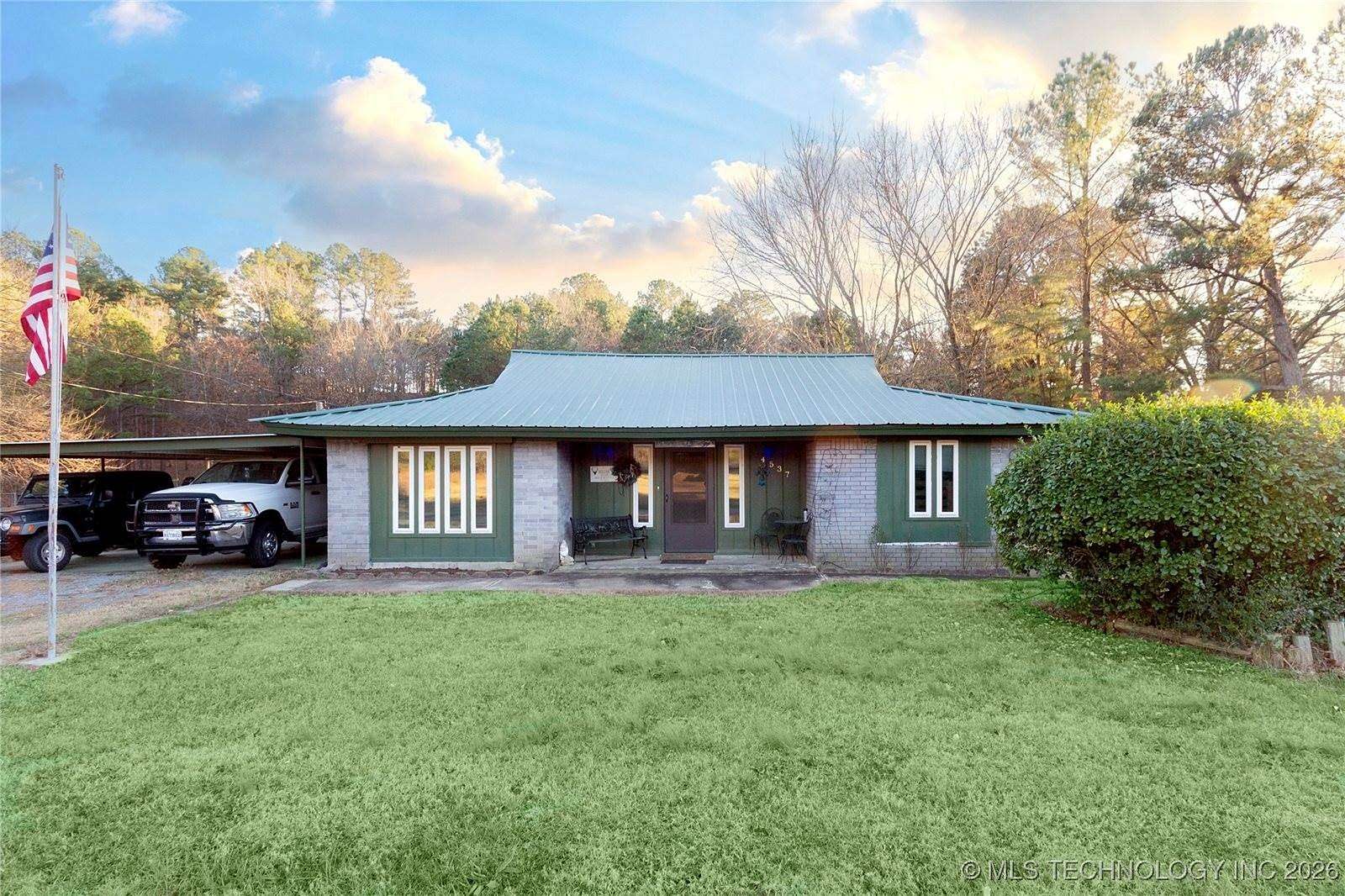 2.55 Acres of Residential Land with Home for Sale in Wilburton, Oklahoma