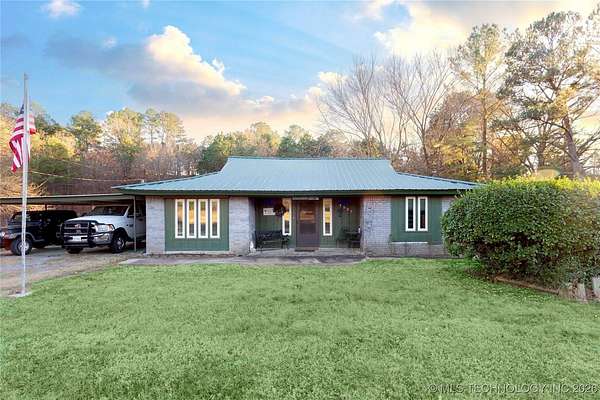 2.55 Acres of Residential Land with Home for Sale in Wilburton, Oklahoma