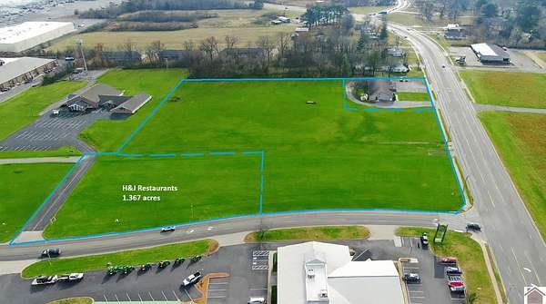 1.37 Acres of Commercial Land for Sale in Paducah, Kentucky