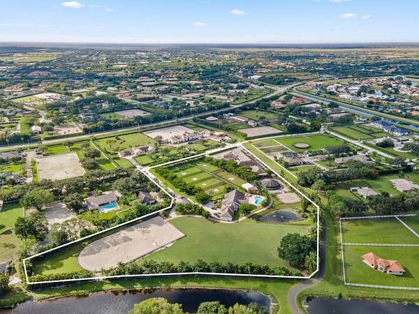 6 Acres of Land with Home for Sale in Wellington, Florida