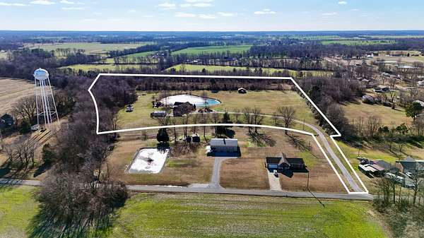 11.5 Acres of Land with Home for Sale in Mayfield, Kentucky
