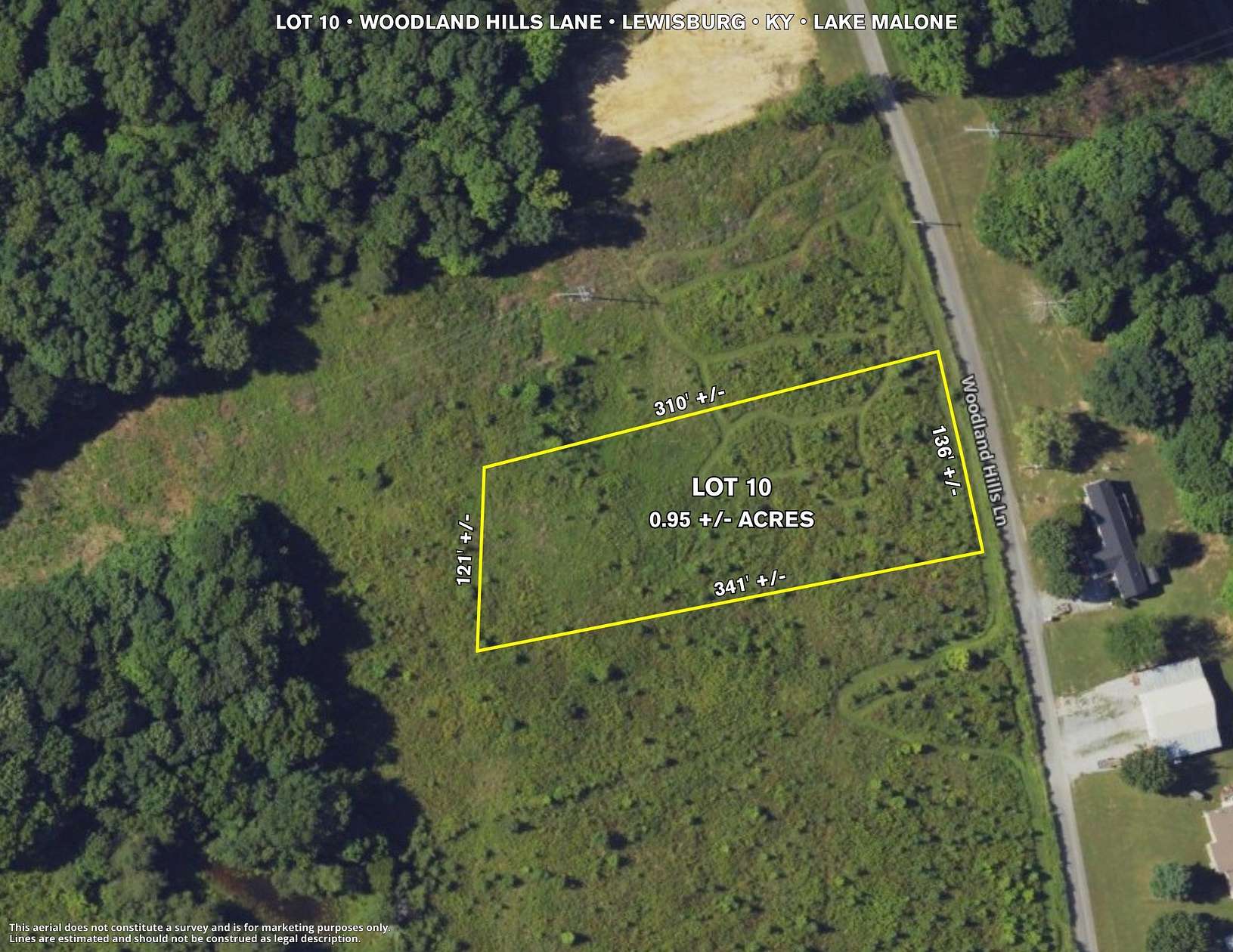 0.95 Acres of Residential Land for Sale in Lewisburg, Kentucky