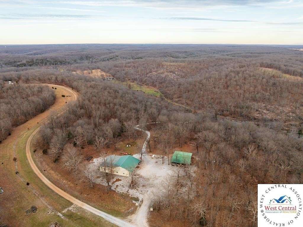 485 Acres of Recreational Land with Home for Sale in Osceola, Missouri