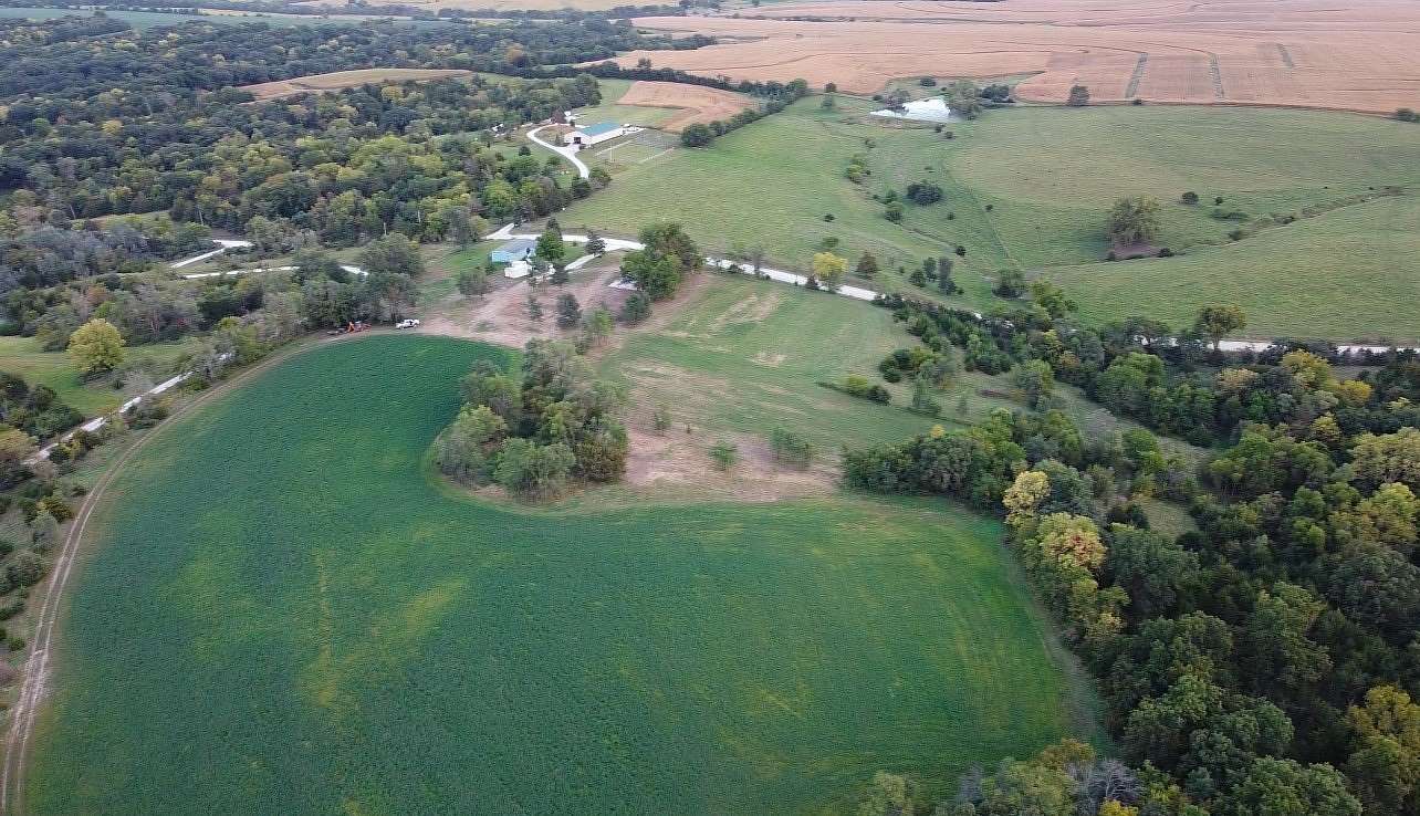 61.4 Acres of Recreational Land & Farm for Sale in Earlham, Iowa