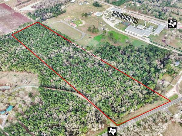 16.4 Acres of Land for Sale in Spurger, Texas