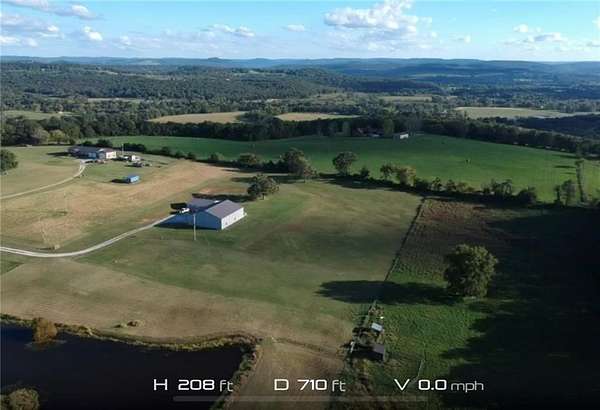 4.39 Acres of Residential Land with Home for Sale in Hindsville, Arkansas