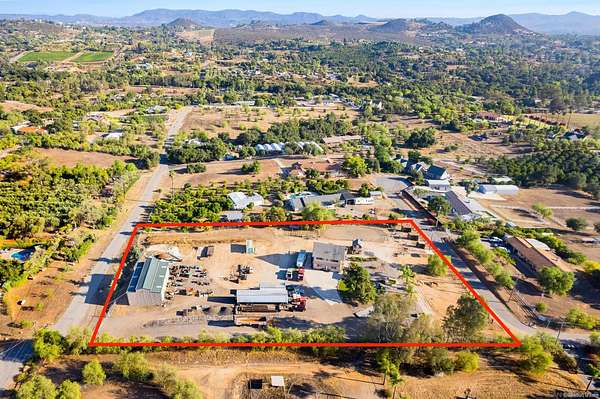 2.5 Acres of Residential Land with Home for Sale in Valley Center, California