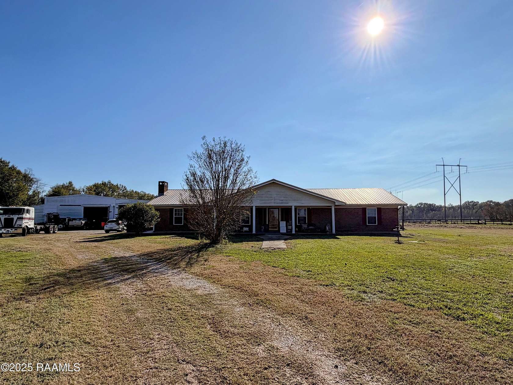 6.58 Acres of Land with Home for Sale in Opelousas, Louisiana