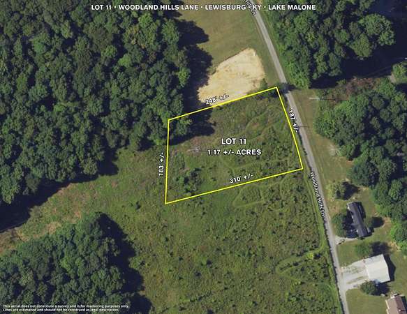 1.17 Acres of Residential Land for Sale in Lewisburg, Kentucky