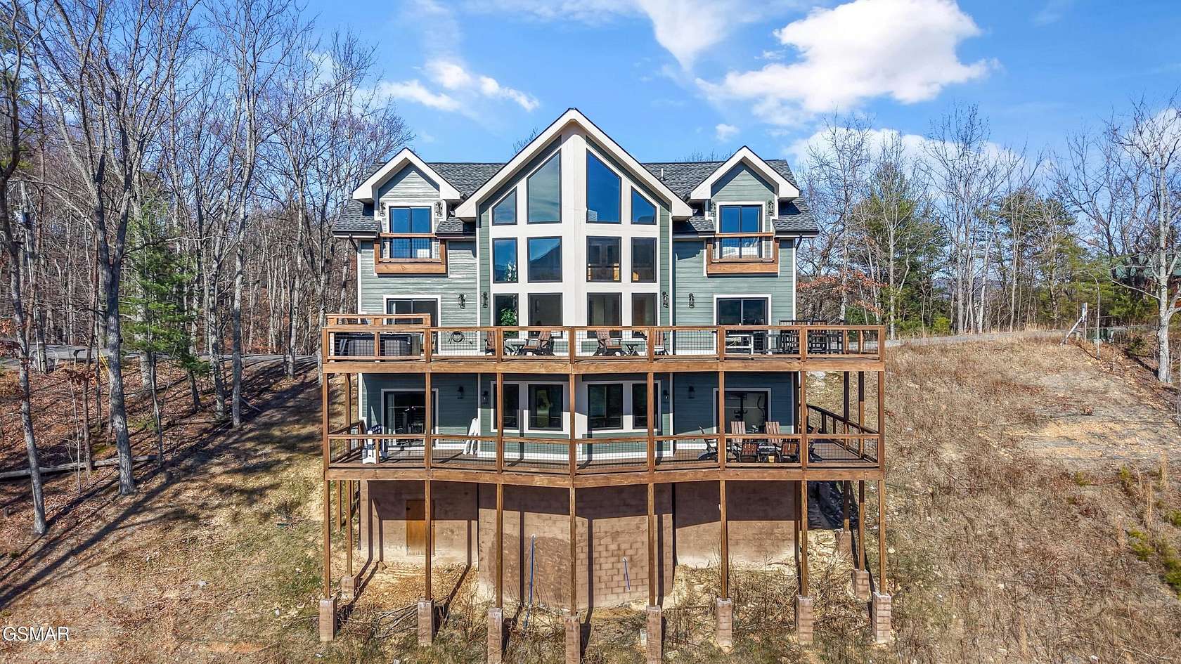 5.58 Acres of Land with Home for Sale in Sevierville, Tennessee