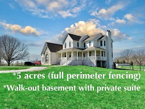 5 Acres of Land with Home for Sale in Stamping Ground, Kentucky