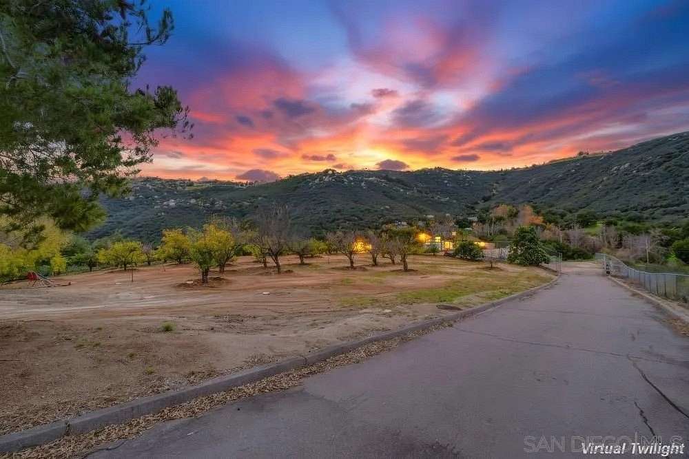 4.52 Acres of Residential Land with Home for Sale in Alpine, California
