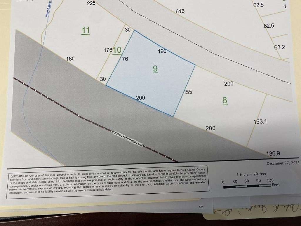 0.73 Acres of Commercial Land for Sale in Natchez, Mississippi