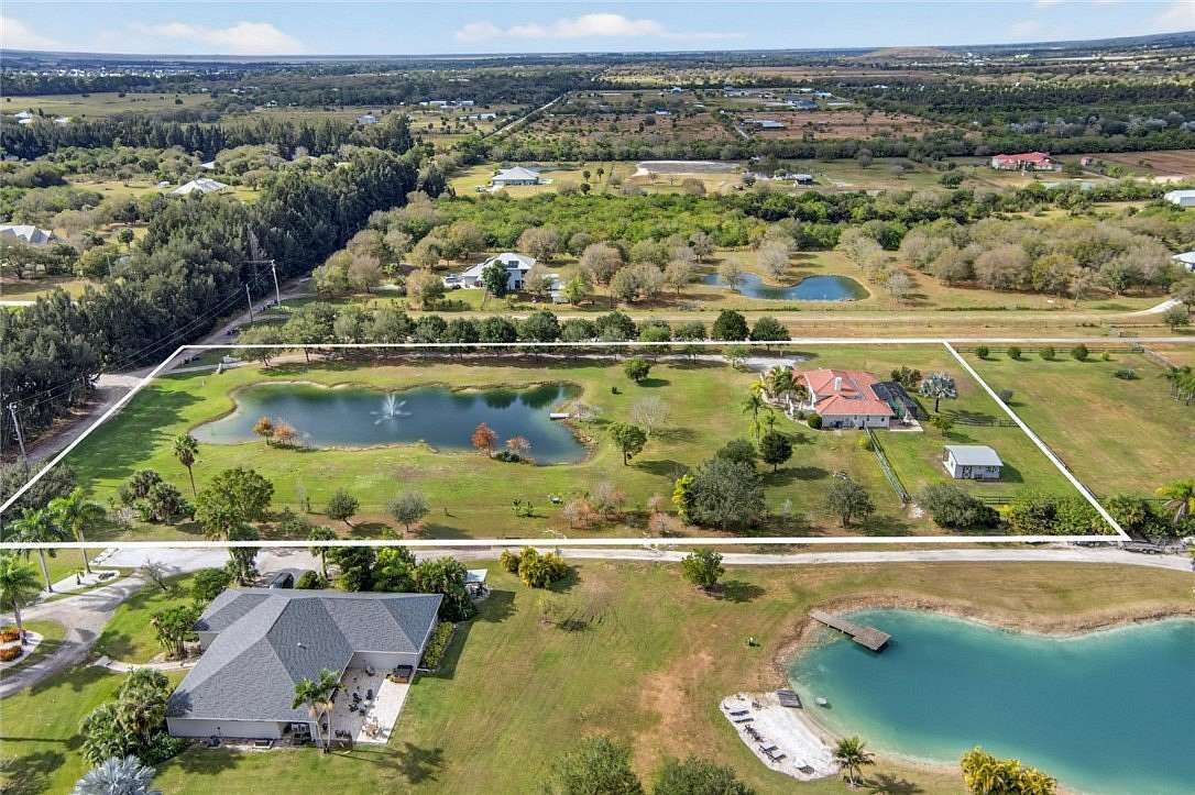 4.8 Acres of Residential Land with Home for Sale in Vero Beach, Florida