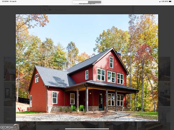 2.44 Acres of Residential Land with Home for Sale in Morganton, Georgia