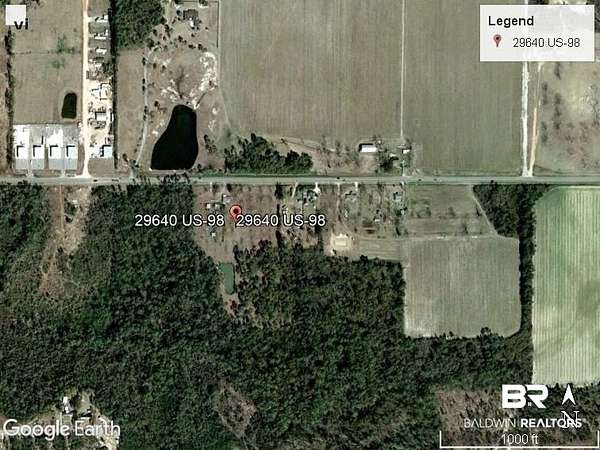 16.8 Acres of Land for Sale in Elberta, Alabama