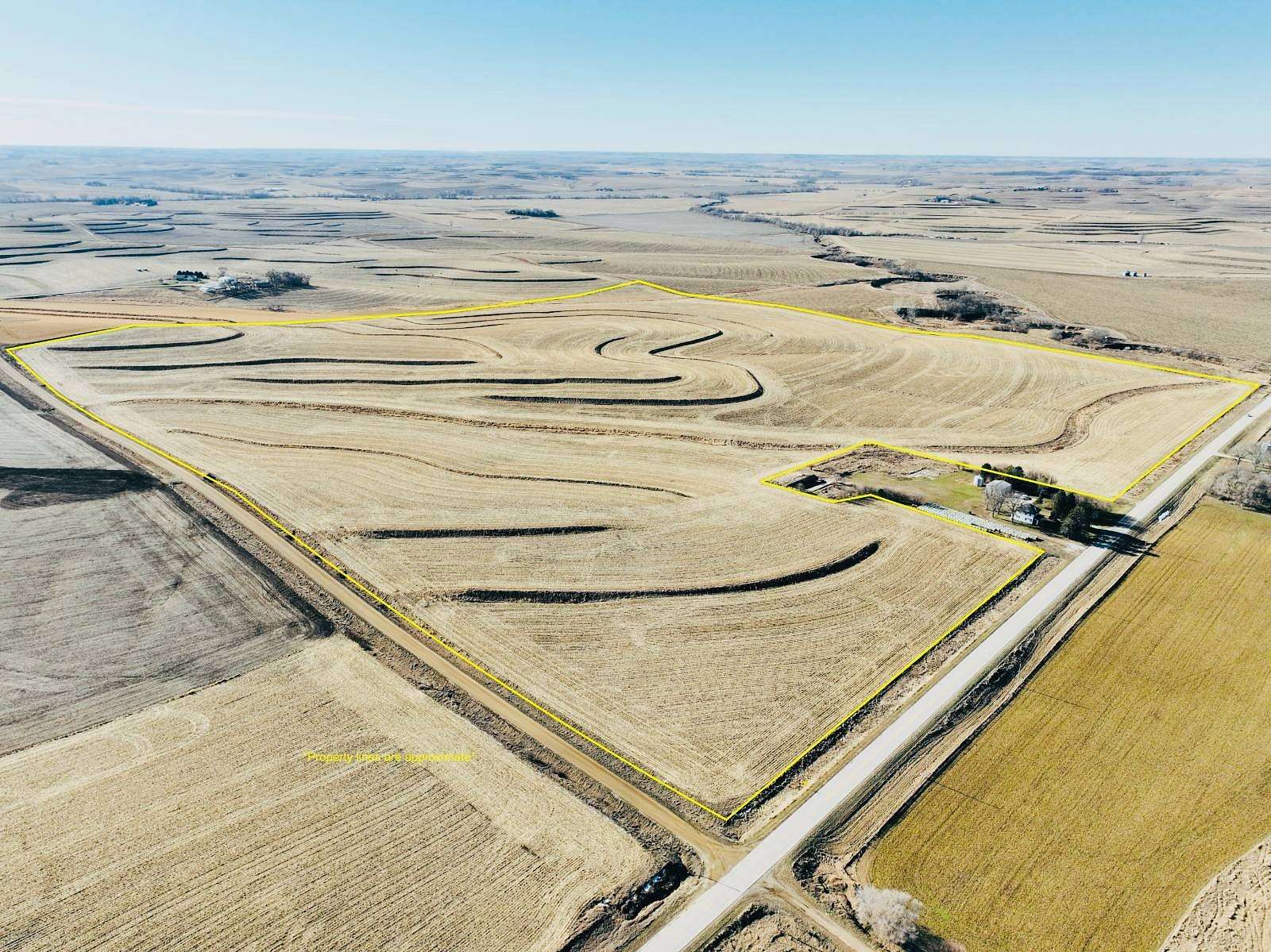 151 Acres of Agricultural Land for Sale in Schleswig, Iowa