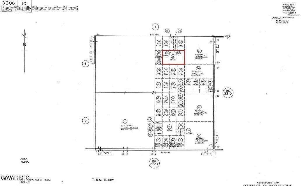 15.4 Acres of Agricultural Land for Sale in Lancaster, California
