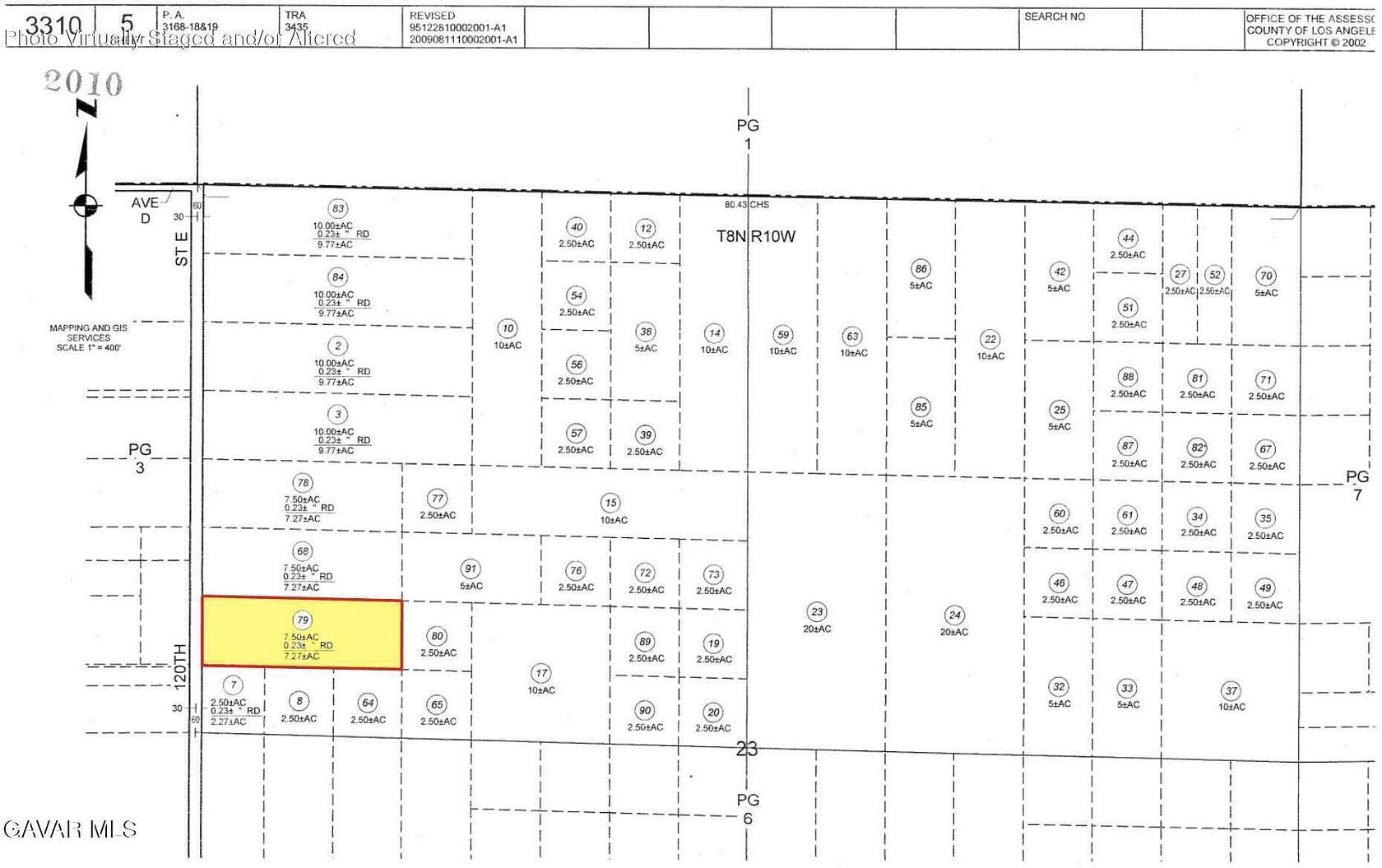 7.34 Acres of Land for Sale in Lancaster, California