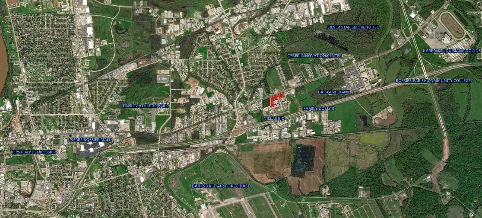 1.6 Acres of Mixed-Use Land for Sale in Bossier City, Louisiana