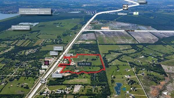 53.8 Acres of Mixed-Use Land for Sale in Sunnyvale, Texas