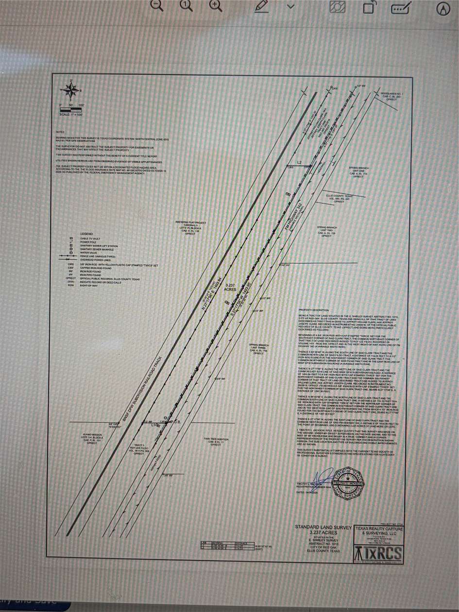 3.24 Acres of Commercial Land for Sale in Red Oak, Texas