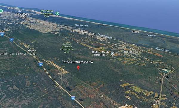 2.5 Acres of Residential Land for Sale in Oak Hill, Florida