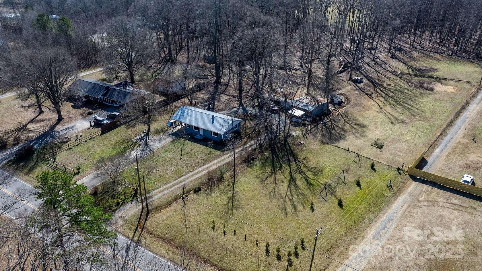 3.69 Acres of Residential Land with Home for Sale in Bessemer City, North Carolina