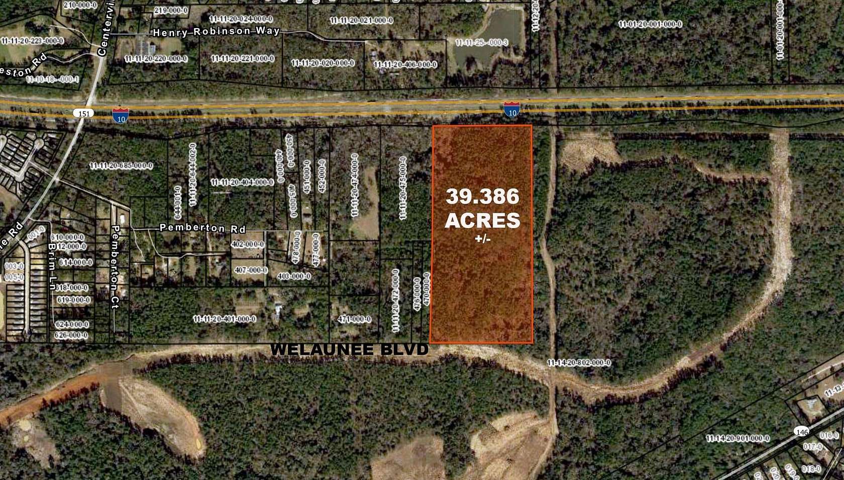 39.4 Acres of Land for Sale in Tallahassee, Florida