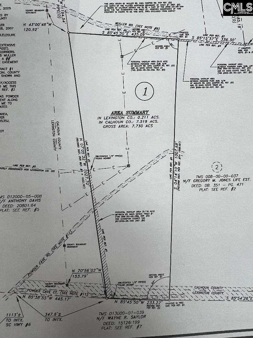 7.8 Acres of Land for Sale in Swansea, South Carolina