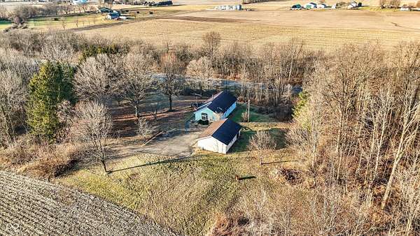 23.8 Acres of Agricultural Land with Home for Sale in Rushville, Indiana