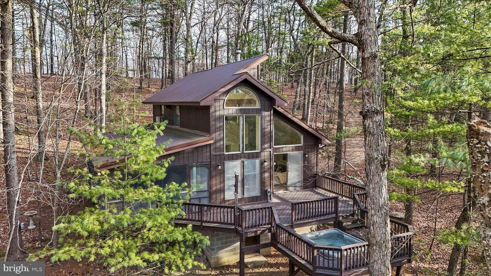 20.6 Acres of Recreational Land with Home for Sale in Great Cacapon, West Virginia