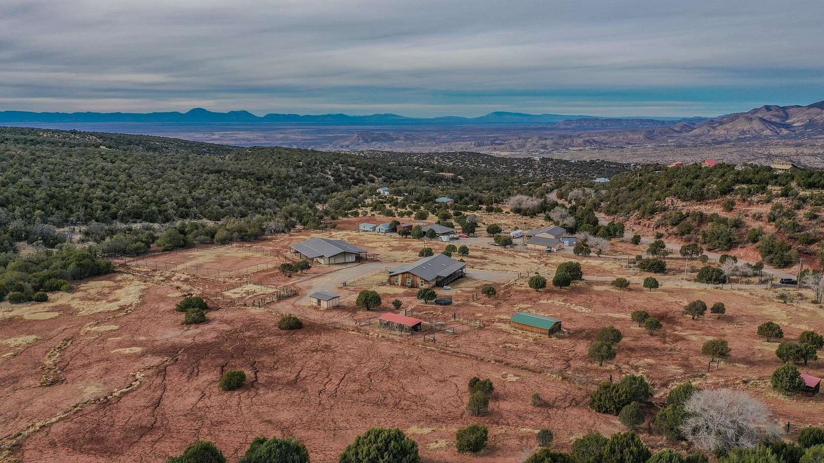 11.7 Acres of Land with Home for Sale in High Rolls, New Mexico