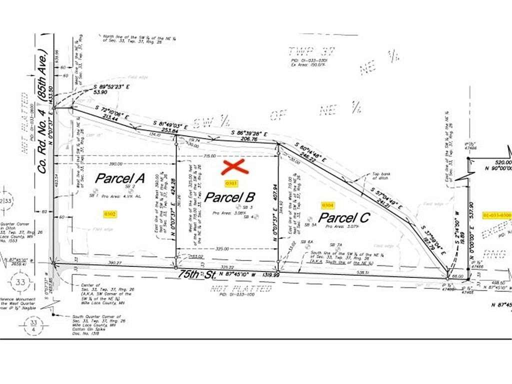 3 Acres of Residential Land for Sale in Princeton, Minnesota