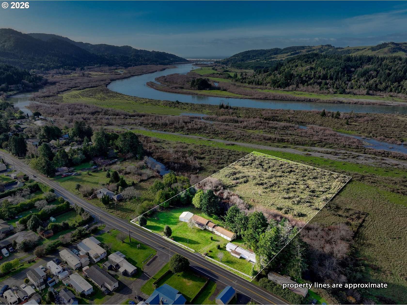 5 Acres of Residential Land with Home for Sale in Gold Beach, Oregon