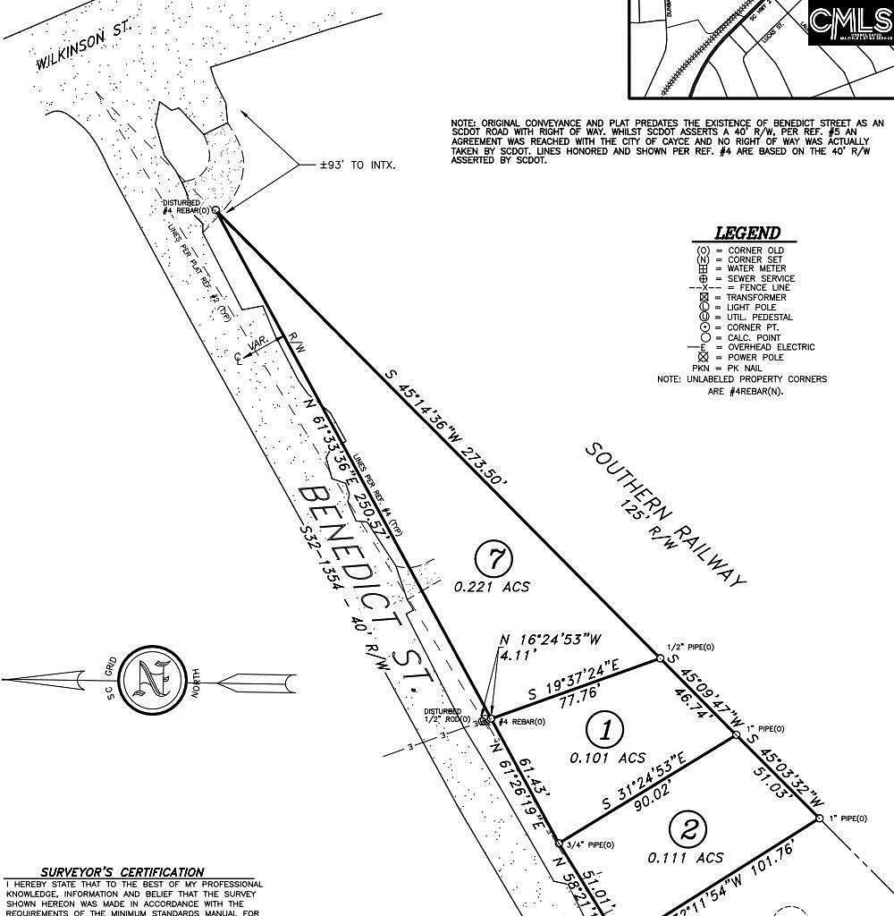 0.22 Acres of Residential Land for Sale in Cayce, South Carolina