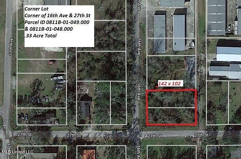 0.16 Acres of Residential Land for Sale in Gulfport, Mississippi
