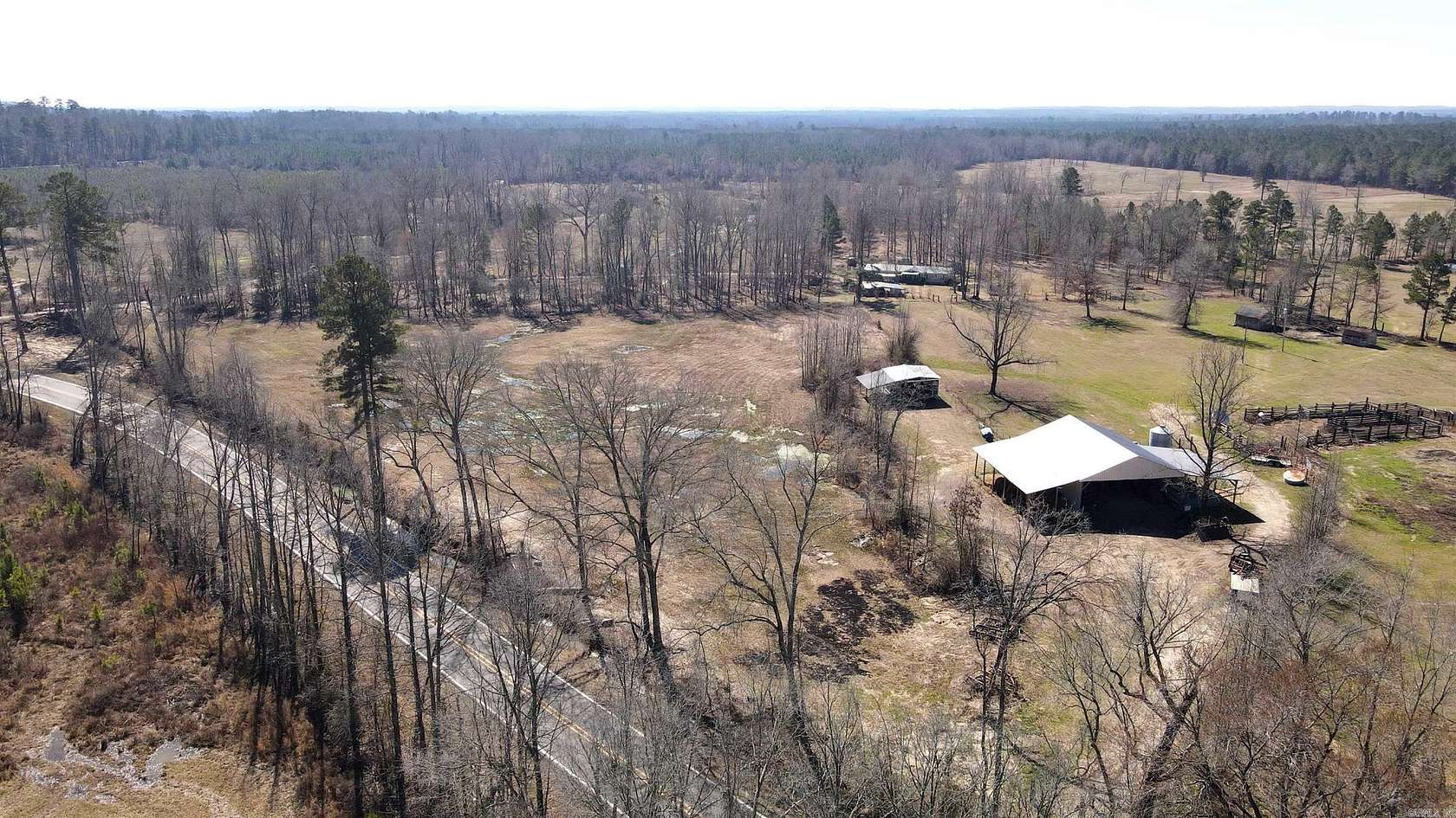 36.8 Acres of Land with Home for Sale in Arkadelphia, Arkansas