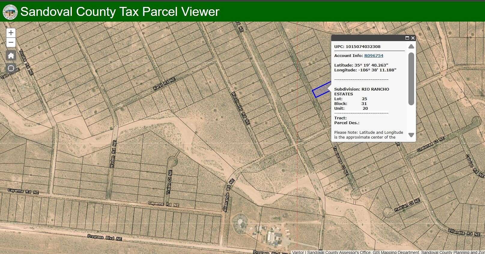 1 Acre of Land for Sale in Rio Rancho, New Mexico