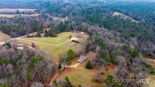 10.9 Acres of Recreational Land with Home for Sale in Hudson, North Carolina