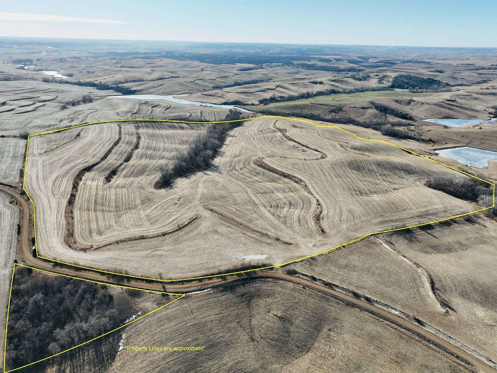 136 Acres of Agricultural Land for Sale in Dow City, Iowa