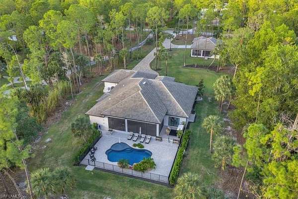 2.5 Acres of Residential Land with Home for Sale in Naples, Florida