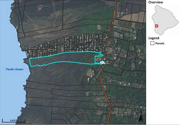 53.7 Acres of Recreational Land with Home for Sale in Captain Cook, Hawaii