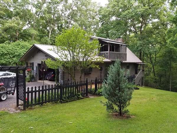 6.85 Acres of Land with Home for Sale in Murphy, North Carolina