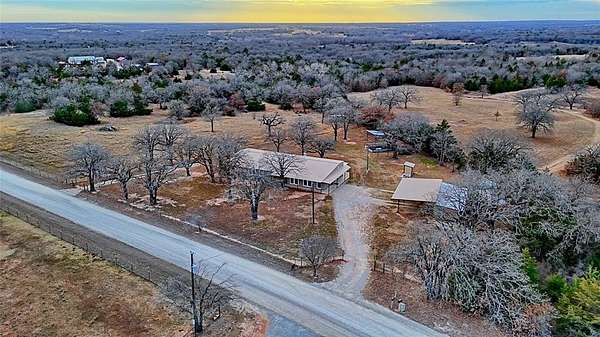 12.5 Acres of Land with Home for Sale in Bowie, Texas