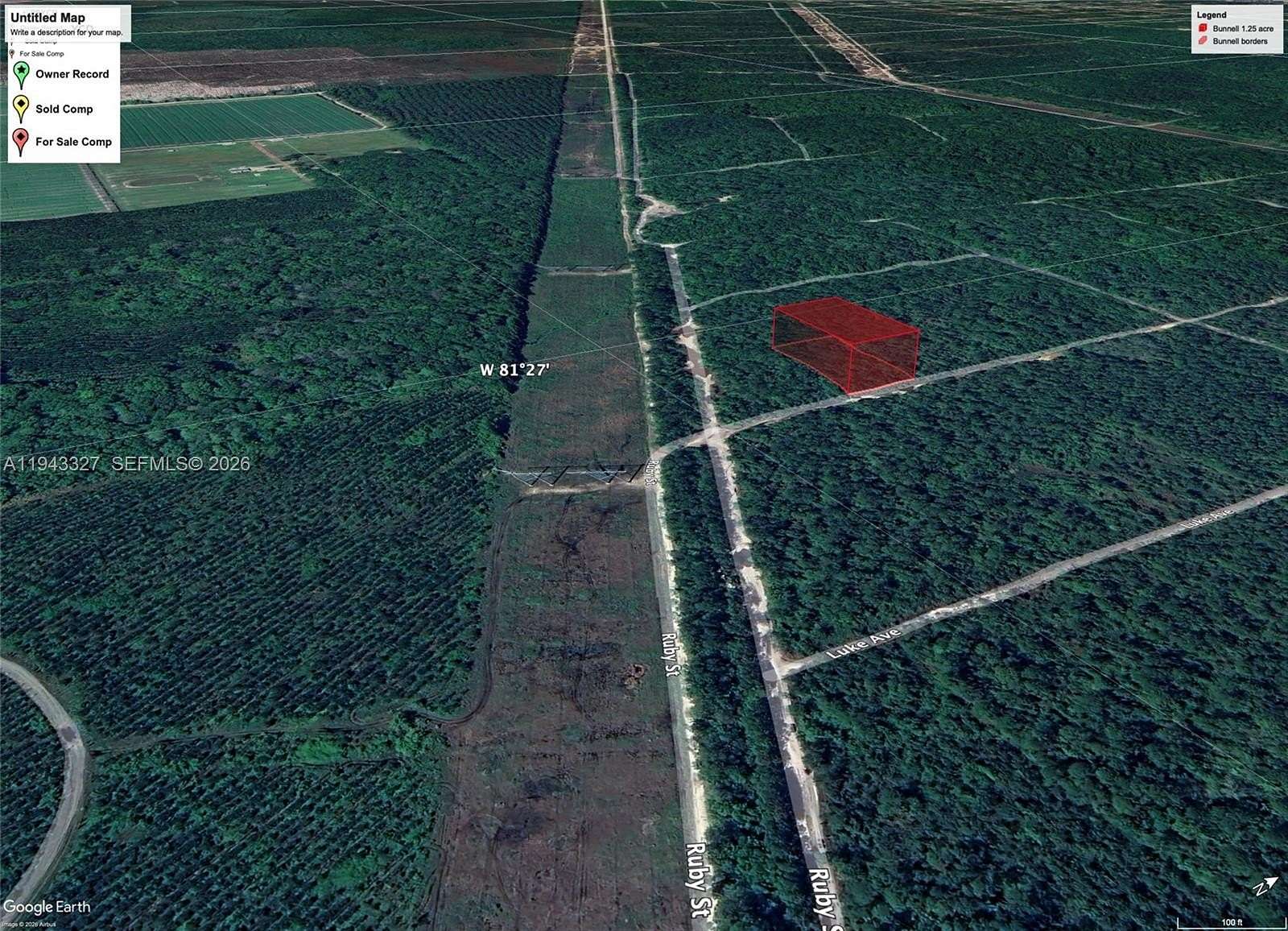 1.25 Acres of Residential Land for Sale in Bunnell, Florida