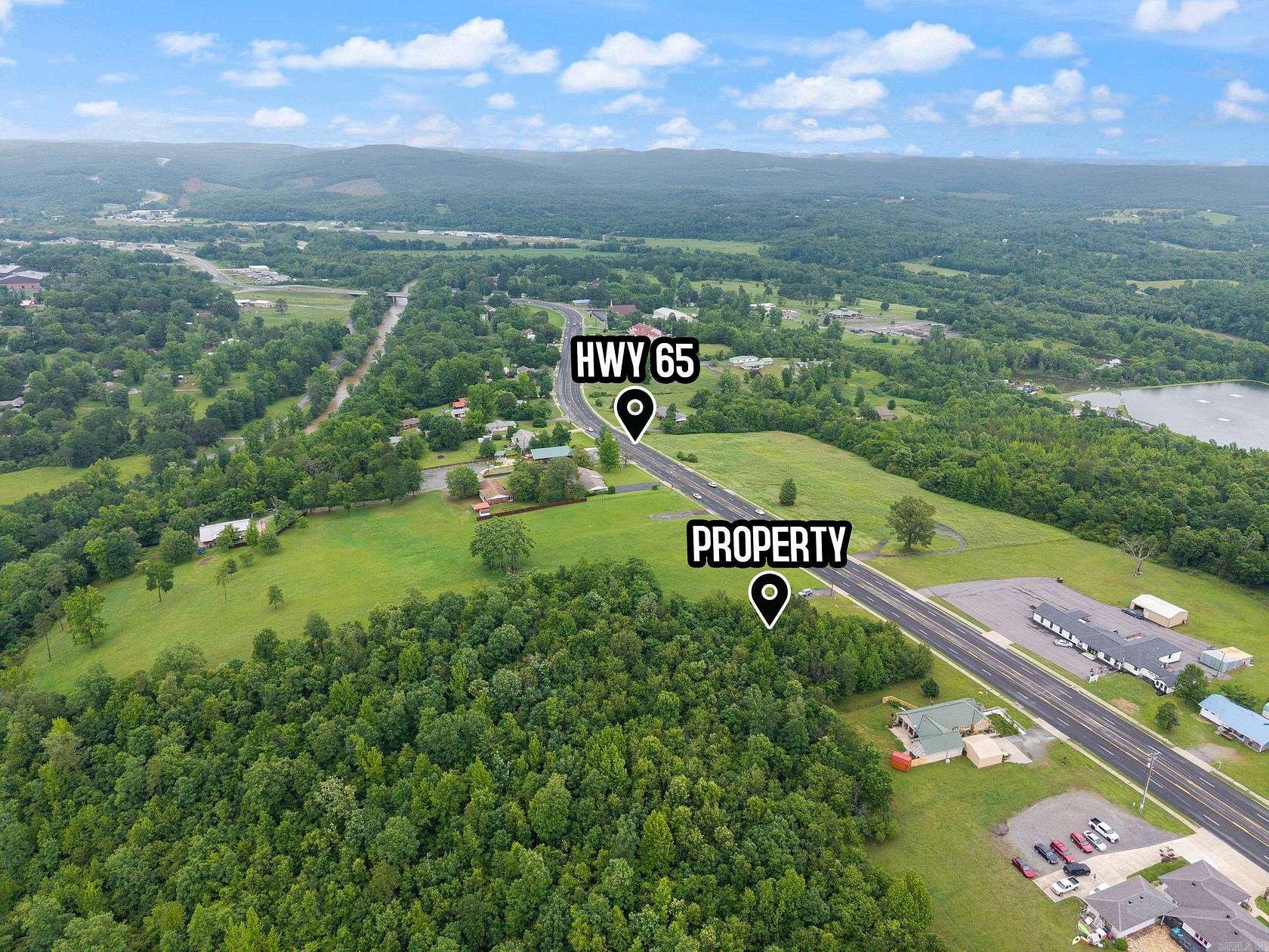 2 Acres of Commercial Land for Sale in Clinton, Arkansas