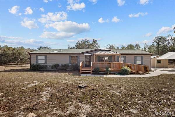 5 Acres of Land with Home for Sale in Dunnellon, Florida